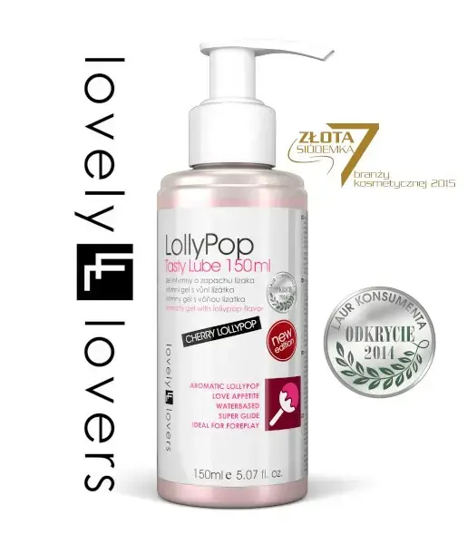 Lovely Lovers Oral Gel Cherry Lollipop Aroma Gentle Warming – 150 ml