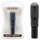 Glossy Brilliant Pocket Vibrator – 10.7 cm (4.2″) – Black — Photo 1