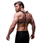 Fetish Submissive Attitude Eco-Leather Chest Harness for Men, Adjustable, Black — Photo 9