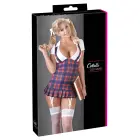 Schoolgirl Costume – White/Red/Blue Checkered – M — Photo 1