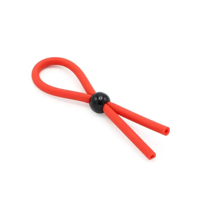 The Strangler Red - Adjustable Silicone Cock Ring
