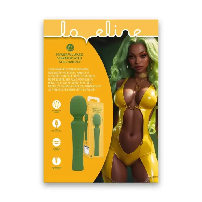 Loving Joy GREEN TOUCH – kompakts masturbators – zaļš – 13 cm