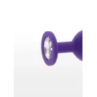 Бриллиантовый драгоценный камень для ягодиц анальная пробка – 9 cm (3.5″) – Фиолетовая — Фото 4
