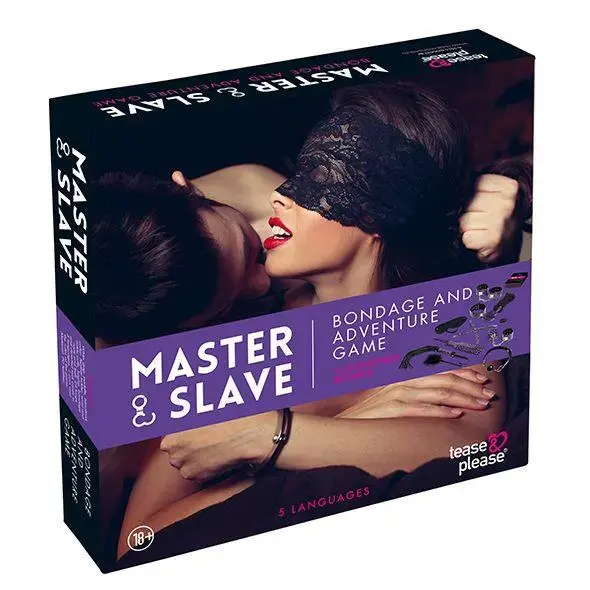 Master & Slave violeta lomu spēle ar apsējiem