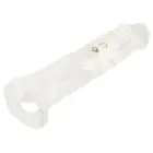 Crystal Clear RC Vibrating Extension Sleeve – remote-controlled vibrating penis extension – transparent – 10 cm — Photo 5