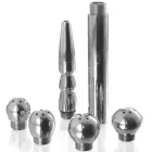 Metal Hard алюминиевый набор для интимной гигиены (душ) – 5 предметов — Фото 1