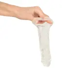 Crystal Clear RC Vibrating Extension Sleeve – remote-controlled vibrating penis extension – transparent – 10 cm — Photo 6