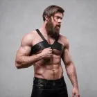 Fetish Submissive Attitude Men's Brigade Eco-Leather Adjustable Chest Harness – Black – One size — Photo 6