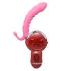 BAILE Rolling Fun II elastīgs vibrators – 18 cm (7″) – rozā Foto 3