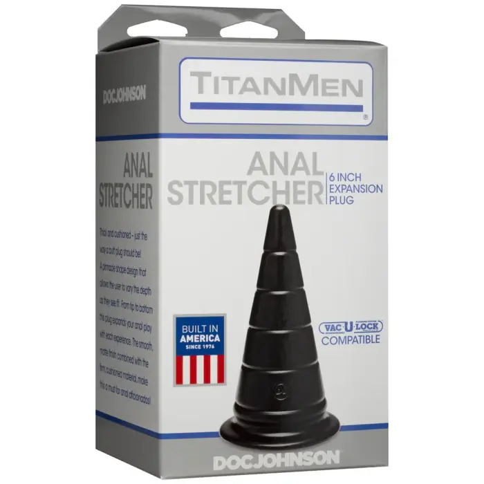 TitanMen Anal Stretcher Plug – 15 cm (5.9″) – Black