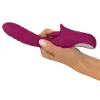Javida вибратор с функциями лизания и толчков – 22.5 cm (8.8″) – розовый — Фото 7