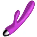 Violets truša pulsējošs vibrators ar sildīšanas funkciju — Foto 9