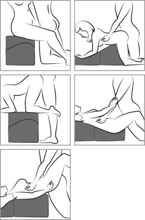 Flip Ramp pozīciju spilvens – melns Foto 11