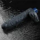 REAL SOFTEE Uzlādējams vibrējošs dildo – 23 cm (9″) – Melns Foto 14