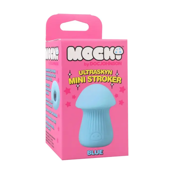 Mushroom Stroker - ULTRASKYN Mini Stroker - Blue