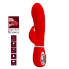 PRETTY LOVE Prescott Red Rabbit Vibrator – 18 cm — Photo 2
