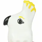CONDOMERIE hand-painted decorative condom – White Parrot — Photo 3