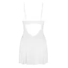 Obsessive Alissium Chemise and Thong Set – White – XS/S — Photo 5