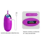 PRETTY LOVE Jessica USB Vibrating Egg – 7.5 cm (3″) – White — Photo 6