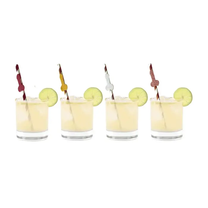 Glitterati - Penis Party Cocktail Straws Foto 3