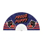 Proud Puppy vēdeklis 64 cm – liels poliestera un plastmasas saliekams vēdeklis — Foto 1