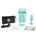 b-Vibe Texture Plug Bump anaaltapp – 12 cm – Roheline — Foto 7
