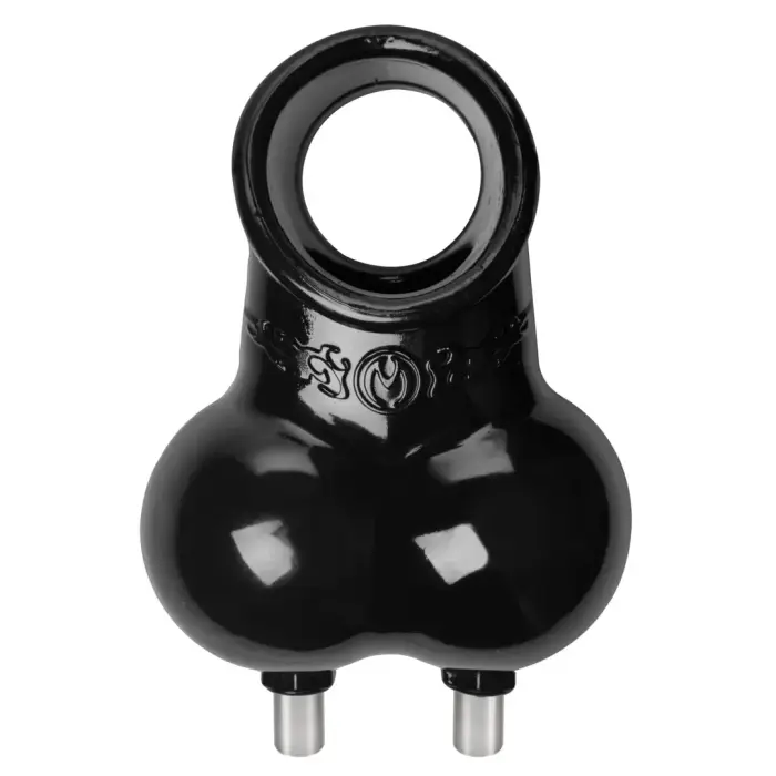 Possessor elektrostimulācijas maisiņa dzimumlocekļa gredzens ar bumbiņām Foto 3