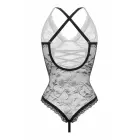 Christine Aphrodite – mežģīņu body ar atvērtu kārklu – melns – L/XL — Foto 4