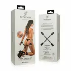 Ouch! Adjustable Faux Leather Hogtie Restraint Set – Black — Photo 9