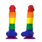 MYTHOLOGY Corey Pride intīms silikona modelis M – 18 cm – daudzkrāsains — Foto 6