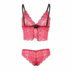 Subblime 953898 комплект сорочки и трусиков из шелка и кружева – красный – S/M — Фото 8