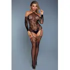 Be Wicked Craving For You Mesh Bodysuit – Black – One size — Photo 1