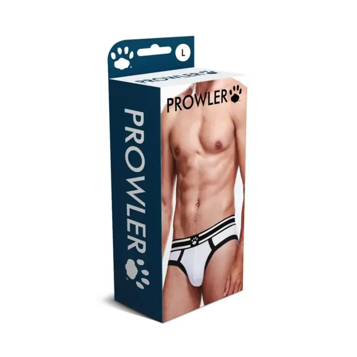 Prowler Brief – White/Black – XL