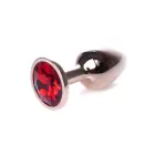 Plug-Jewellery Gold Anal Plug – 7 cm (2.8″) – Red — Photo 2