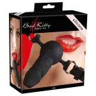 Silicone Penis-Design Ball Gag – Black — Photo 1