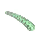 Stikla izliekts dildo - tumsā spīdošs — Foto 7