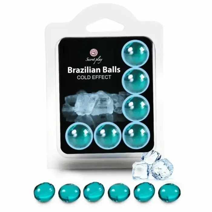Secret Play Set of 6 Brazilian Capsules with Cooling Sensation
