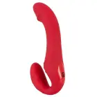 You2Toys RC Strapless Vibrating Double System двойной вибратор – 19.1 см (7.5″) – фиолетовый — Фото 3