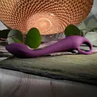 Evolved Lochness įkraunamas silikoninis išlenktas vibratorius – 19 cm – mėlynas — Nuotrauka 4