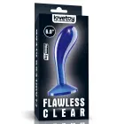 Lovetoy Flawless Clear – прозрачная анальная пробка для простаты – прозрачный – 6,0" / 15 см — Фото 1
