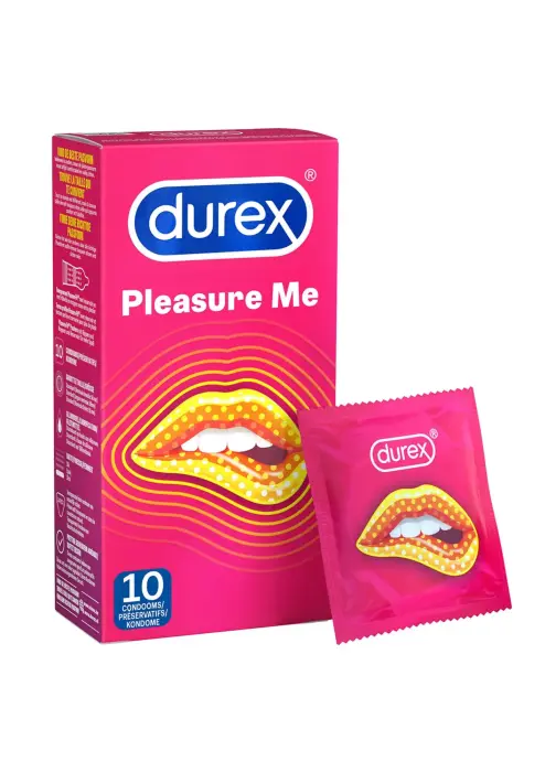Durex Pleasure Me soonetega ja täppidega kondoomid – 60 tk