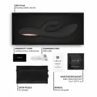 LELO INA Thrust Rabbit вибратор с функцией толчков – черный — Фото 9