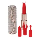 Candy Lipstick vibrators ar uzgaļiem – 3 cm (1.2″) – rozā — Foto 1