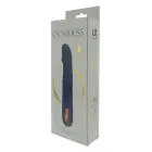 GODDESS AFRODITE vibratorius su judėjimu aukštyn ir žemyn ir besisukančiais karoliukais – 22.3 cm (8.78″) – tamsiai mėlynas — Nuotrauka 1