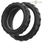 INTENSE Dewey Double Silicone Support Ring Model 2 – 5 cm – Black — Photo 1