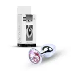 Plug-Jewellery Silver Anal Plug – 7 cm (2.8″) – Pink — Photo 10