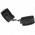 Kink Dark Lace Neoprene Adjustable Wrist Cuffs – Black — Photo 2