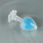 Gemoria Silicone Glow-in-the-Dark Butt Plug – 3.5–4 cm – Blue — Photo 11