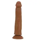 PRETTY LOVE Sharife Sliding Skin Series salokāms dildo – 25 cm (10″) – miesas krāsa — Foto 3