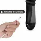Blush Temptasia Lazarus vibrators ar kustību – 28.5 cm (11.2″) – melns — Foto 6